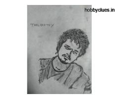 Thalapathy drawing