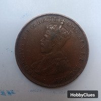 1933 Australian One Penny Coin