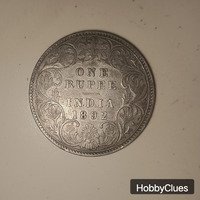 1 rupees India 1892