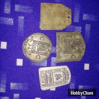 Old military tokens
