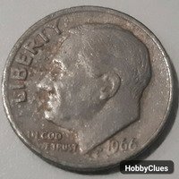 1966 one dime coin - Image 2