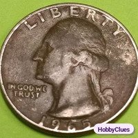 1965 Quarter dollar