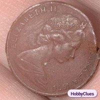 1976 1c Australian coin