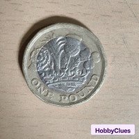 Great Britain old coin 1 pound