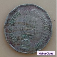 Indian Old coin 2 Rupees