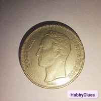 Venezuela coin 2 bolivios 1967