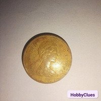 Canada elizabeth II 1 cent coin 1980