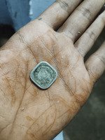 1962 India 5 Naye Paise Coin