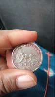1947 India One Rupee Coin - King George VI