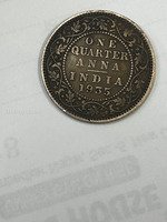 ONE QUARTER ANNA INDIA 1935
